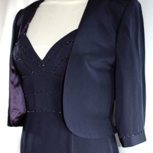 Silk Cocktail Dress & Jacket